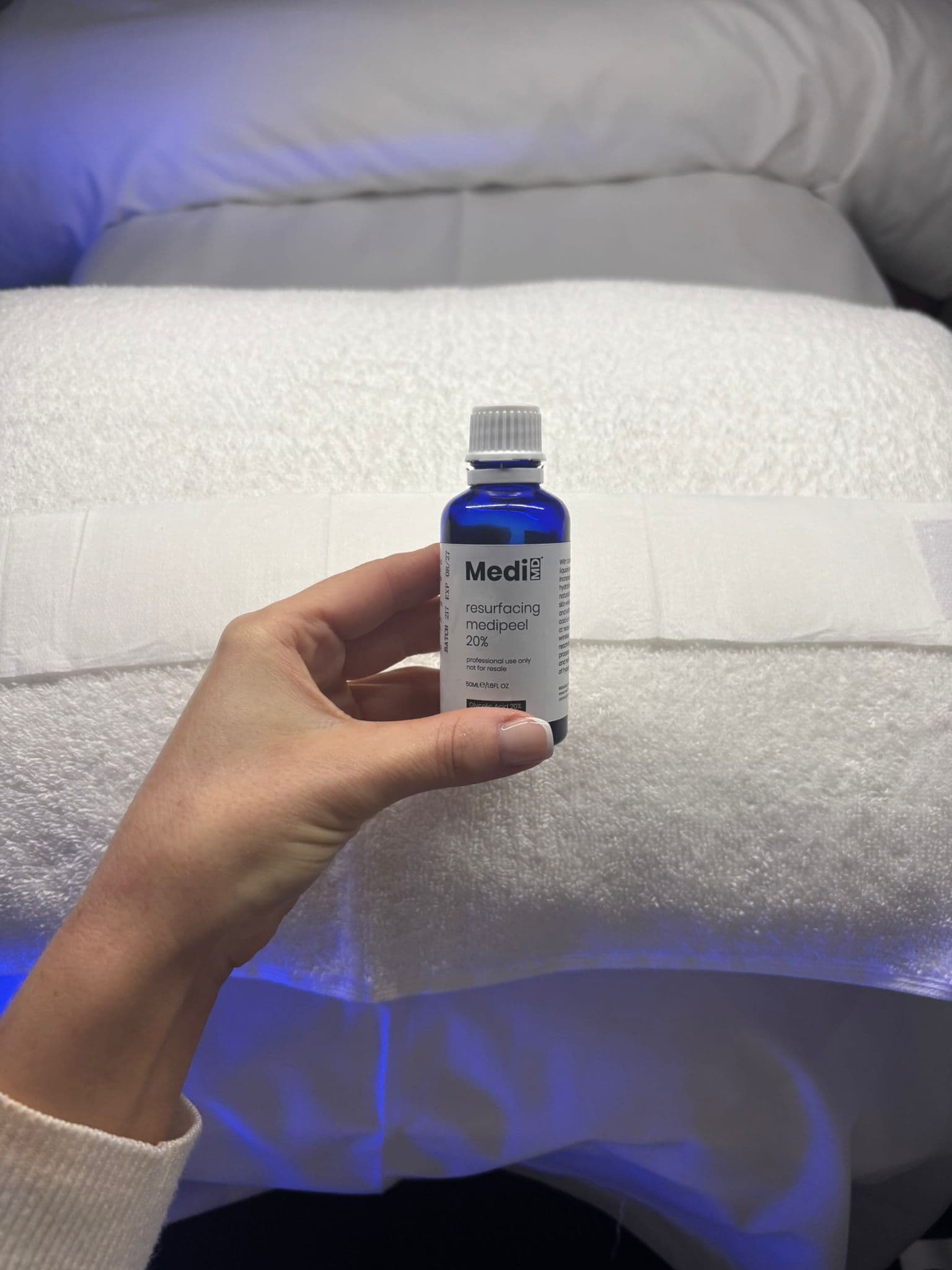 Chemical peel treatment at SANCTUM